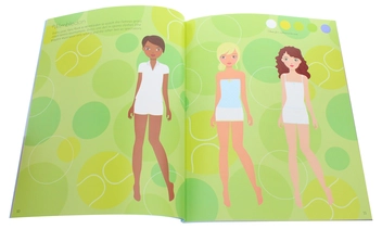 Бумажная книга «Sticker Dolly Dressing Fashion Designer. London and New York Collection», автор Фиона Уотт - фото №5 - миниатюра