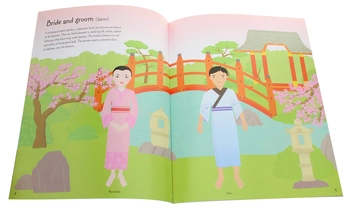 Бумажная книга «Sticker Dolly Dressing Around the World», автор Эмили Боун - фото №4 - миниатюра