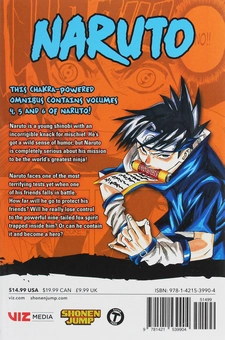 Бумажная книга «Naruto. 3-in-1 Edition. Volume 2», автор Масаси Кисимото - фото №2 - миниатюра