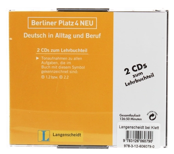 Бумажная книга «Berliner Platz 4 NEU Deutsch in Alltag und Beruf 2 Audio-CDs zum Lehrbuch», авторов Сьюзан Кауфманн, Лутц Рорманн - фото №2 - миниатюра
