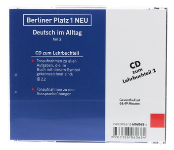 Бумажная книга «Berliner Platz 1 NEU Deutsch im Alltag Audio-CD zum Lehrbuch, Teil 2», авторов Кристиан Лемке, Тео Шерлинг, Лутц Рорманн - фото №2 - миниатюра