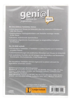 Бумажная книга «geni@l klick A2 Deutsch als Fremdsprache für Jugendliche Interaktive Tafelbilder CD-ROM» - фото №2 - миниатюра
