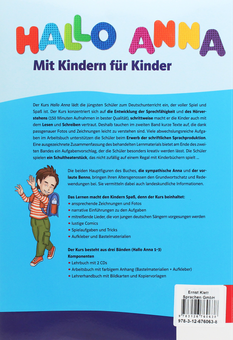 Паперова книга «Hallo Anna 2. Deutsch für Kinder Lehrbuch mit 2 Audio-CDs», автор Ольга Сверлова - фото №2 - мініатюра
