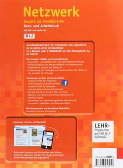 Бумажная книга «Netzwerk. Deutsch als Fremdsprache Kurs- und Arbeitsbuch B1.2 mit DVD und 2 Audio-CDs», авторов Хелен Шмитц, Пол Руш, Таня Майр-Зибер, Стефани Денглер - фото №2 - миниатюра