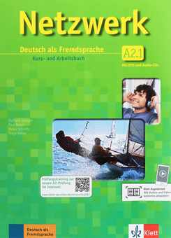 Бумажная книга «Netzwerk. Deutsch als Fremdsprache Kurs- und Arbeitsbuch A2.1 mit DVD und 2 Audio-CDs», авторов Тео Шерлинг, Хелен Шмитц, Пол Руш, Таня Майр-Зибер, Стефани Денглер - фото №1 - миниатюра