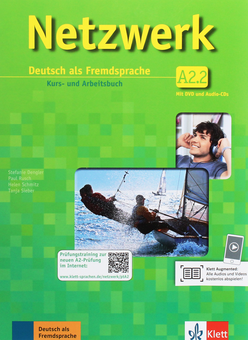 Бумажная книга «Netzwerk. Deutsch als Fremdsprache Kurs- und Arbeitsbuch A2.2 mit DVD und 2 Audio-CDs», авторов Тео Шерлинг, Хелен Шмитц, Пол Руш, Таня Майр-Зибер, Стефани Денглер - фото №1 - миниатюра