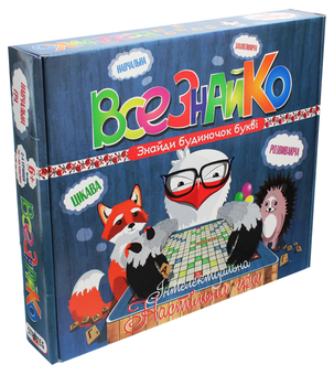  «Настольная игра Strateg Всезнайко (802)», бренда Strateg - фото №1 - миниатюра