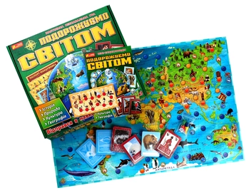  «Настольная игра Ranok-Creative Подорожуємо світом (12120099У)», бренда Ranok-Creative - фото №4 - миниатюра