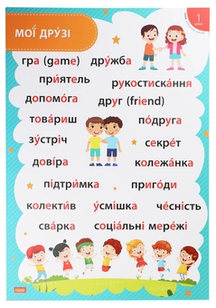 Бумажная книга «Стіна слів. Комплект тематичних плакатів. 1 клас», автор О. Пальчиковская - фото №3 - миниатюра