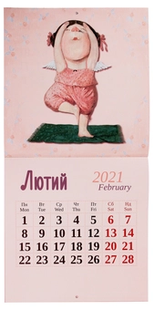 Бумажная книга «Календар на 2021. Лаунж. Гапчинська. Йога» - фото №4 - миниатюра