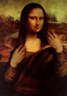  «Стерео листівка Kartenvertrieb Da Vinci - Mona Lisa», бренду LM Kartenvertrieb - фото №1 - мініатюра