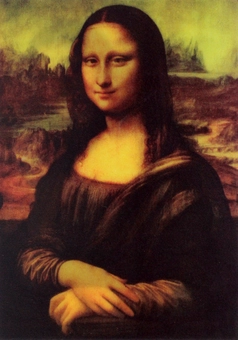  «Стерео открытка Kartenvertrieb Da Vinci Cross Eyed Mona Lisa», бренда LM Kartenvertrieb - фото №1 - миниатюра