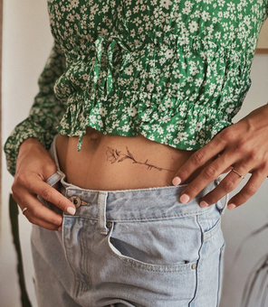 «Тимчасові тату Arley Sign Квіти говорять. Happiness (1216-1)», бренда Arley Sign - фото №5 - миниатюра