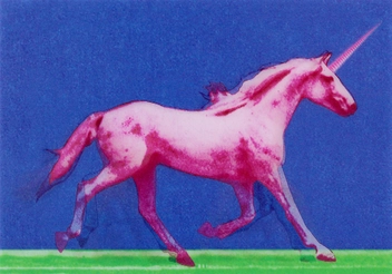 «Стерео листівка Kartenvertrieb Pink Unicorn», бренду LM Kartenvertrieb - фото №1 - мініатюра