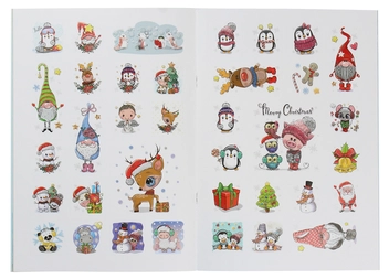 Бумажная книга «Christmas Sticker Book. Колядки» - фото №5 - миниатюра