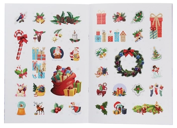 Бумажная книга «Christmas Sticker Book. Пісні про святого Миколая» - фото №5 - миниатюра