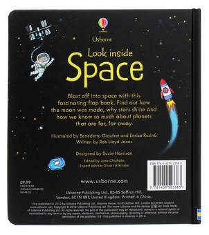 Паперова книга «Look Inside Space», автор Роб Ллойд Джонс - фото №2 - мініатюра