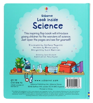 Паперова книга «Look Inside Science», автор Мінна Лейсі - фото №2 - мініатюра