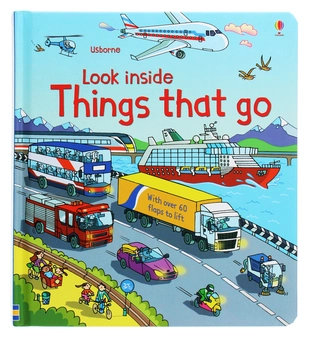 Бумажная книга «Look Inside Things That Go», автор Роб Ллойд Джонс - фото №1 - миниатюра