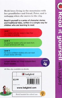 Бумажная книга «Heidi. Read it yourself with Ladybird. Level 4» - фото №2 - миниатюра