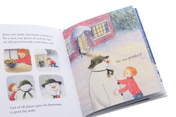 Бумажная книга «The Snowman», автор Рэймонд Бриггс - фото №5 - миниатюра