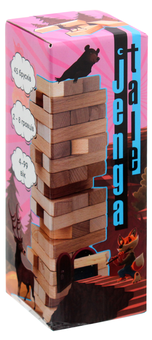  «Настільна гра Strateg Jenga Tale (30965)», бренду Strateg - фото №1 - мініатюра