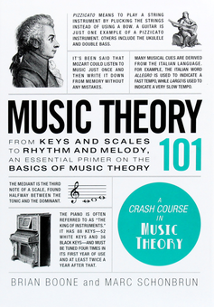 Бумажная книга «Music Theory 101. From keys and scales to rhythm and melody, an essential primer on the basics of music theory», автор Брайан Бун - фото №2 - миниатюра