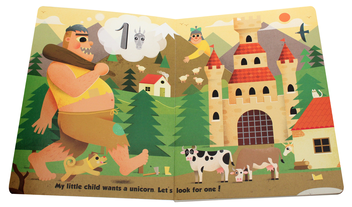 Паперова книга «1,2,3.. Look at me! Counting Book. Where is my Unicorn?», автор Ронні Газзола - фото №4 - мініатюра