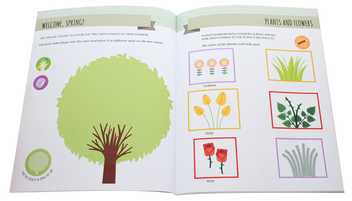 Бумажная книга «My First Book of the Seasons with Lots of Fantastic Stickers», автор Кьяра Пиродди - фото №4 - миниатюра