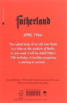 Бумажная книга «Fatherland. 20th Anniversary Edition», автор Роберт Харрис - фото №2 - миниатюра