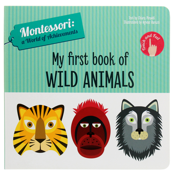 Паперова книга «My First Book of Wild Animals», автор К'яра Піродді - фото №1 - мініатюра