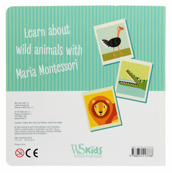 Паперова книга «My First Book of Wild Animals», автор К'яра Піродді - фото №2 - мініатюра