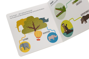 Паперова книга «My First Book of Wild Animals», автор К'яра Піродді - фото №6 - мініатюра