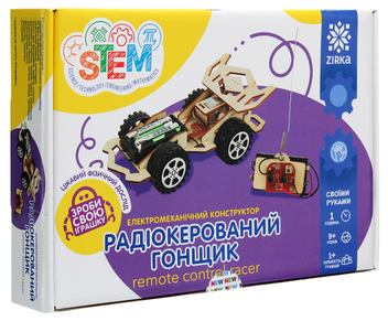 «Конструктор Zirka Радиоуправляемый гонщик (451013)», бренда Зірка - фото №1 - миниатюра