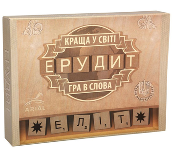 «Настільна гра Ерудит-Еліт», бренда Arial - фото №1 - миниатюра