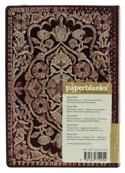  «Записная книжка Paperblanks Расшитое великолепие Роза средняя в линию (PB1205-4)», бренда Paperblanks - фото №3 - миниатюра