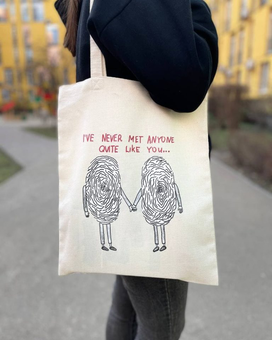«Экосумка Handcrafts by orphans I've never met anyone quite like you», brand Handcrafts by Orphans - фото №6 - миниатюра