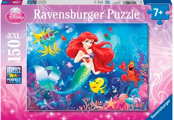  «Пазл Ravensburger Все любят Ариель 150 элементов (RSV-100033)  », бренда Ravensburger - фото №1 - миниатюра