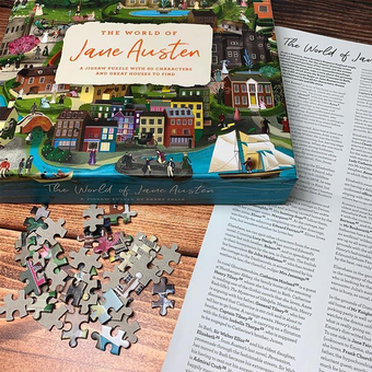 Бумажная книга «The World of Jane Austen. 1000 pieces», автор Джон Маллан - фото №11 - миниатюра
