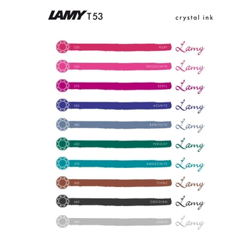  «Чернила Lamy Crystal T53 Topaz 500 30 мл (4033274)», бренда Lamy - фото №5 - миниатюра