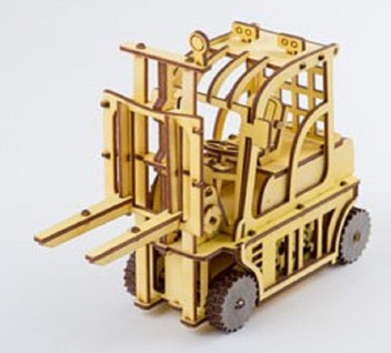 «Пазл 3D ekoGOODS Автопогрузчик ЛАН-30 (19871993)», бренда ekoGOODS - фото №3 - миниатюра