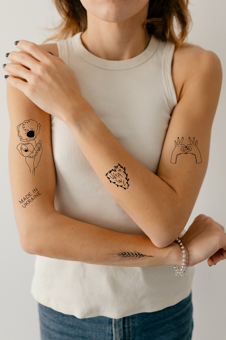 «Тимчасове тату Tattooshka Символи України (LB-151)», бренда Tattooshka - фото №4 - миниатюра