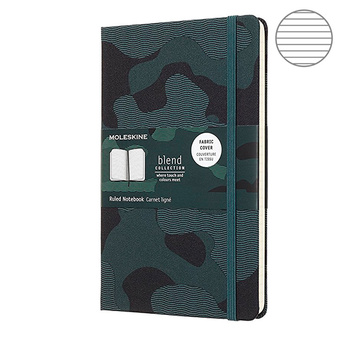  «Блокнот Moleskine Blend средний линия камуфляж зеленый (LCBD03QP060CAMOK)», бренда Moleskine - фото №2 - миниатюра