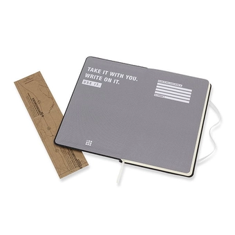  «Блокнот Moleskine Hand Wash средний черный (LCDNQP060H)», бренда Moleskine - фото №3 - миниатюра