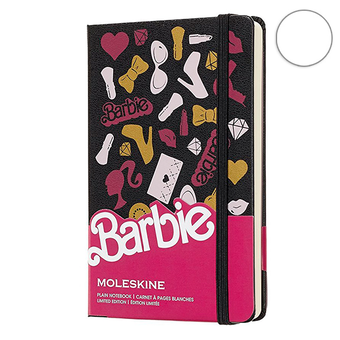  «Блокнот Moleskine Barbie маленький нелинованный черный (LEBRQP012)», бренда Moleskine - фото №2 - миниатюра