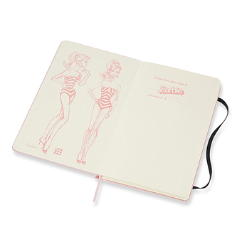  «Блокнот Moleskine Barbie середній нелінійований рожевий (LEBRQP062)», бренду Moleskine - фото №4 - мініатюра