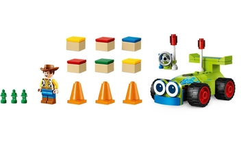  «Конструктор LEGO Toy Story Вуди на машине 69 деталей (10766)», бренда LEGO - фото №5 - миниатюра