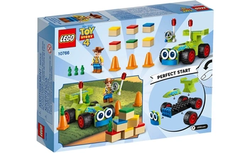  «Конструктор LEGO Toy Story Вуди на машине 69 деталей (10766)», бренда LEGO - фото №2 - миниатюра
