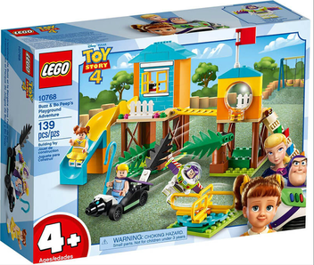  «Конструктор LEGO Toy Story 4 Пригода Базза і Бо Піпа на дитячому майданчику 139 деталей (10768)», бренду LEGO - фото №1 - мініатюра