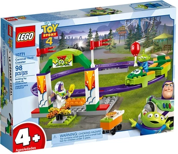  «Конструктор LEGO Toy Story 4 Карнавальные американские горки 98 деталей (10771)», бренда LEGO - фото №1 - миниатюра
